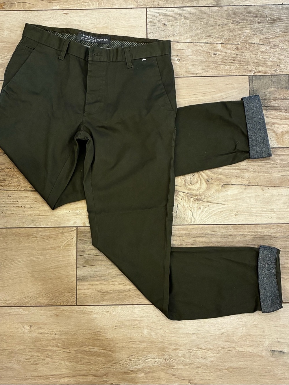 Primark Olive Green Women's Chino Trousers